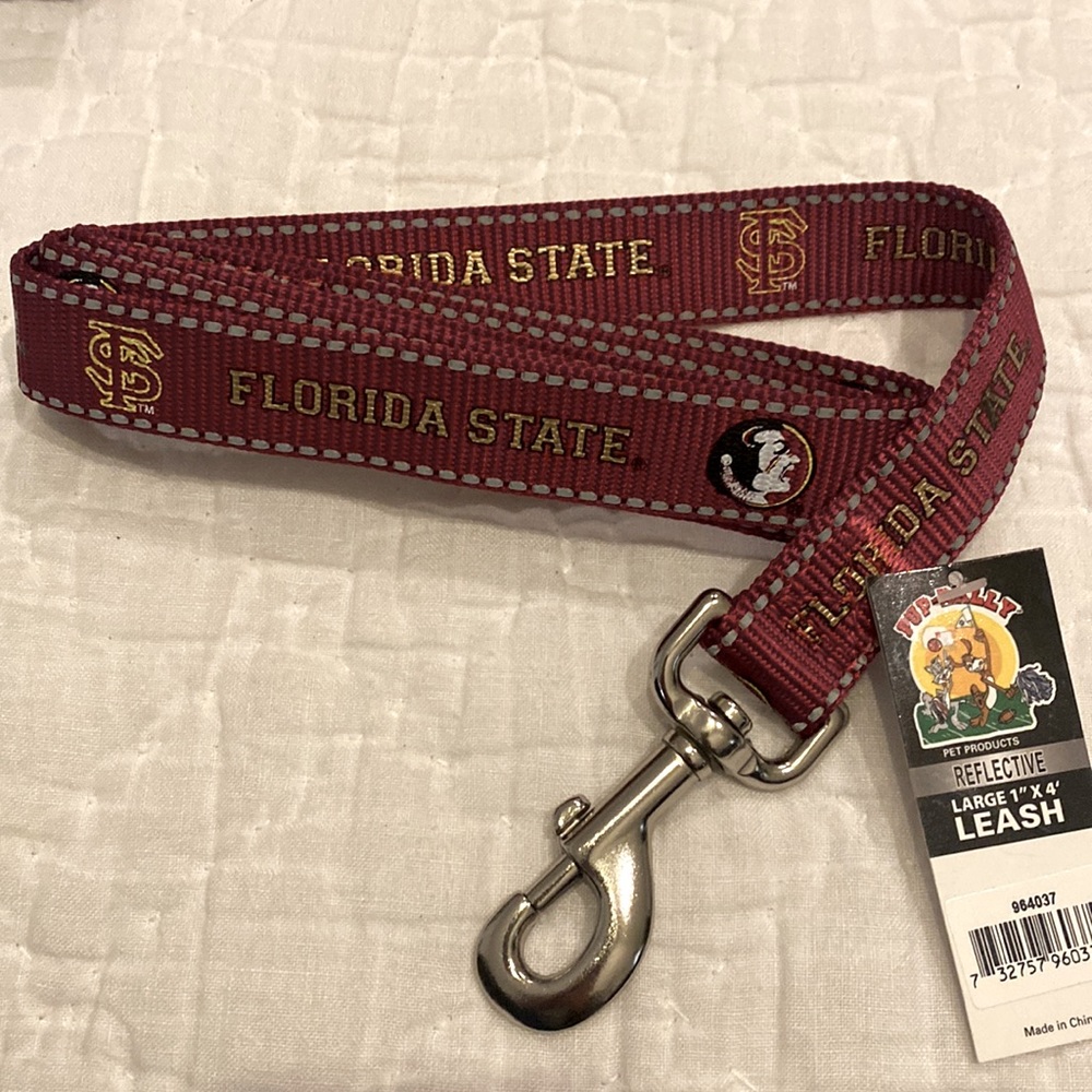 Dog Lead Leash 1" x 4'  ( Florida State )